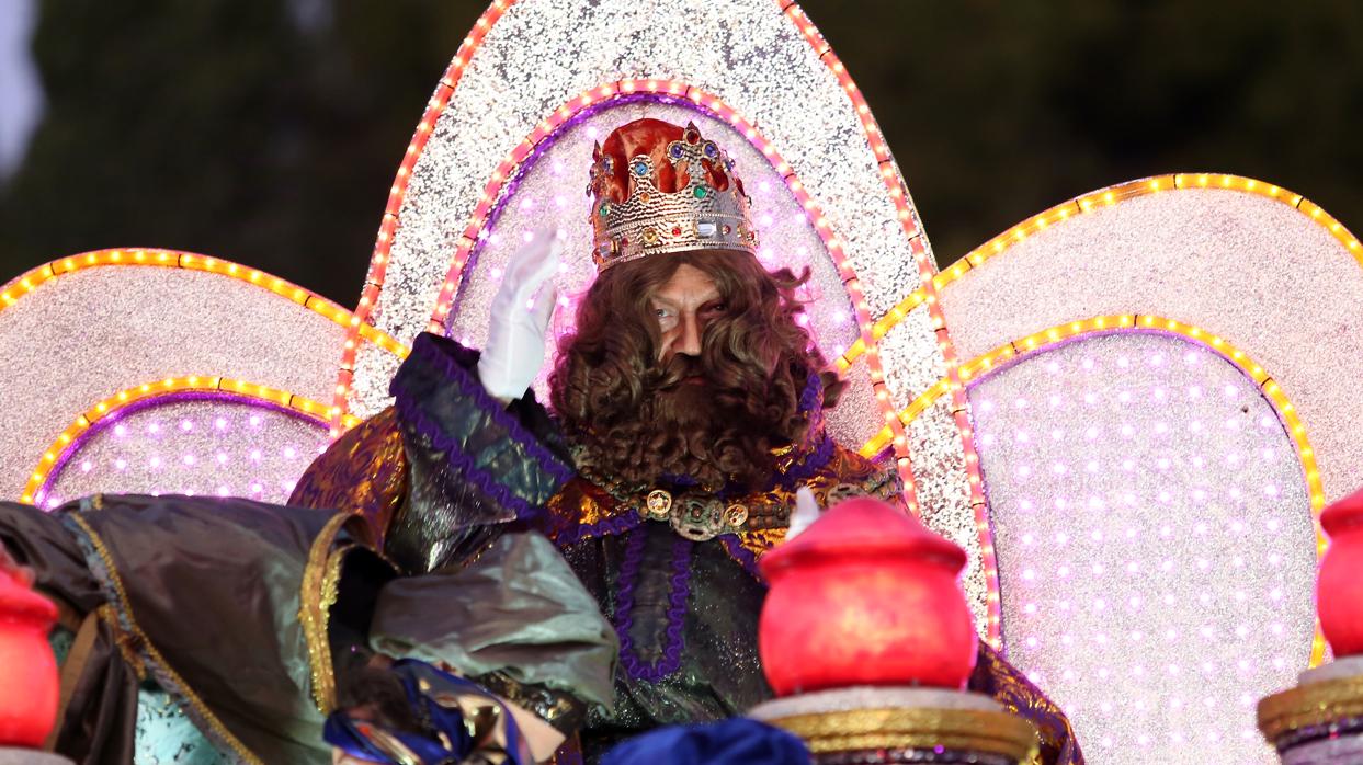 El Rey Gaspar, con su barba castaña