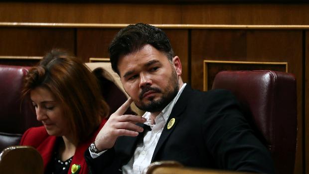 Rufián amenaza a Sánchez: «Si no hay mesa de diálogo, no hay legislatura»