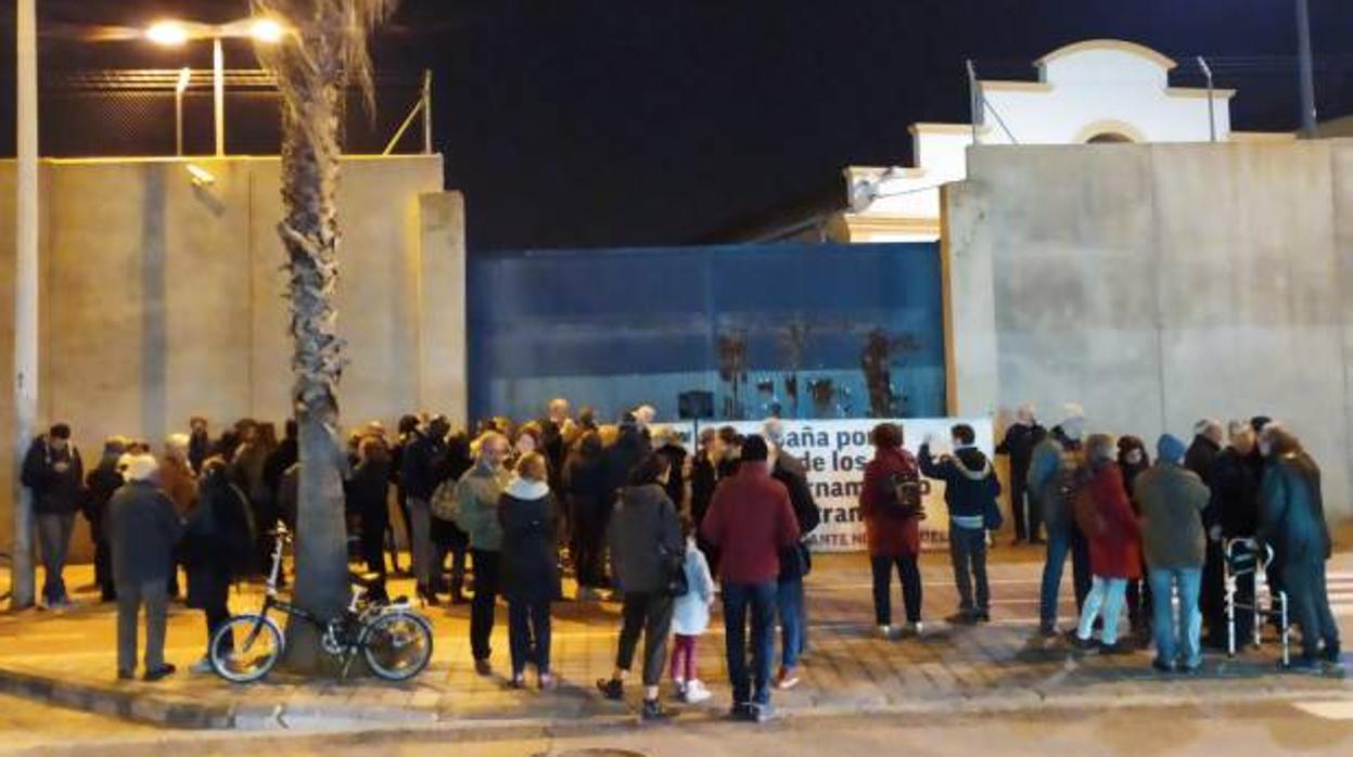 Foto de la última manifestación por el cierre del CIE de Valencia difundida por la entidad convocante