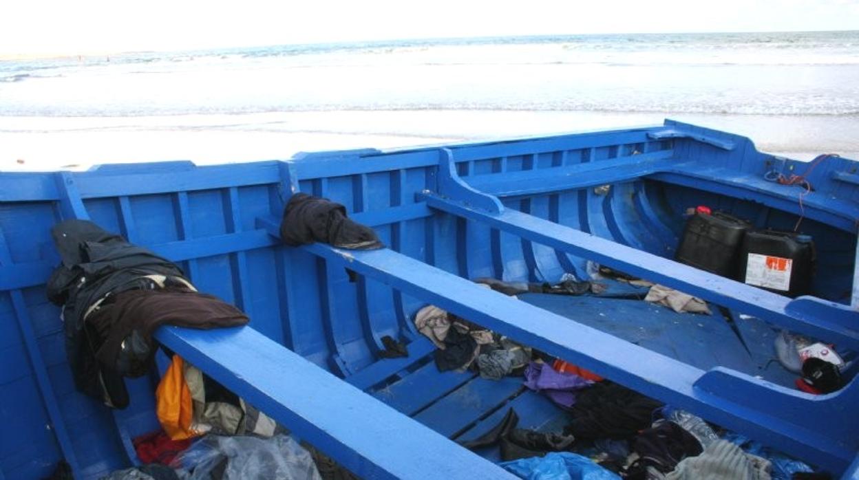 Una patera llegada a las costas de Tenerife en estos días