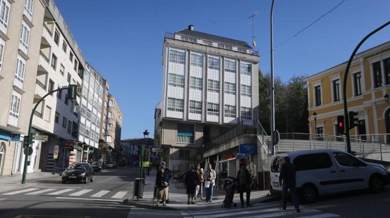 Una calle de la localidad gallega de Betanzos (La Coruña)