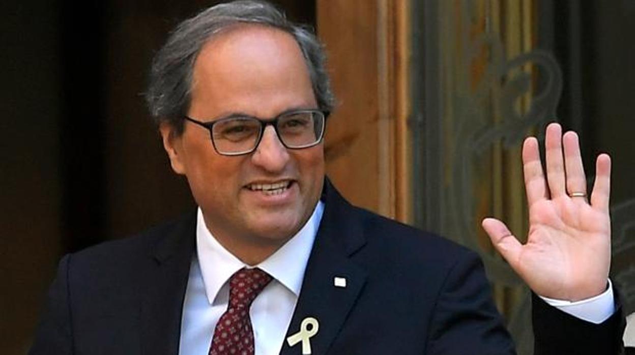 El presidente de la Generalitat, Joaquim Torra