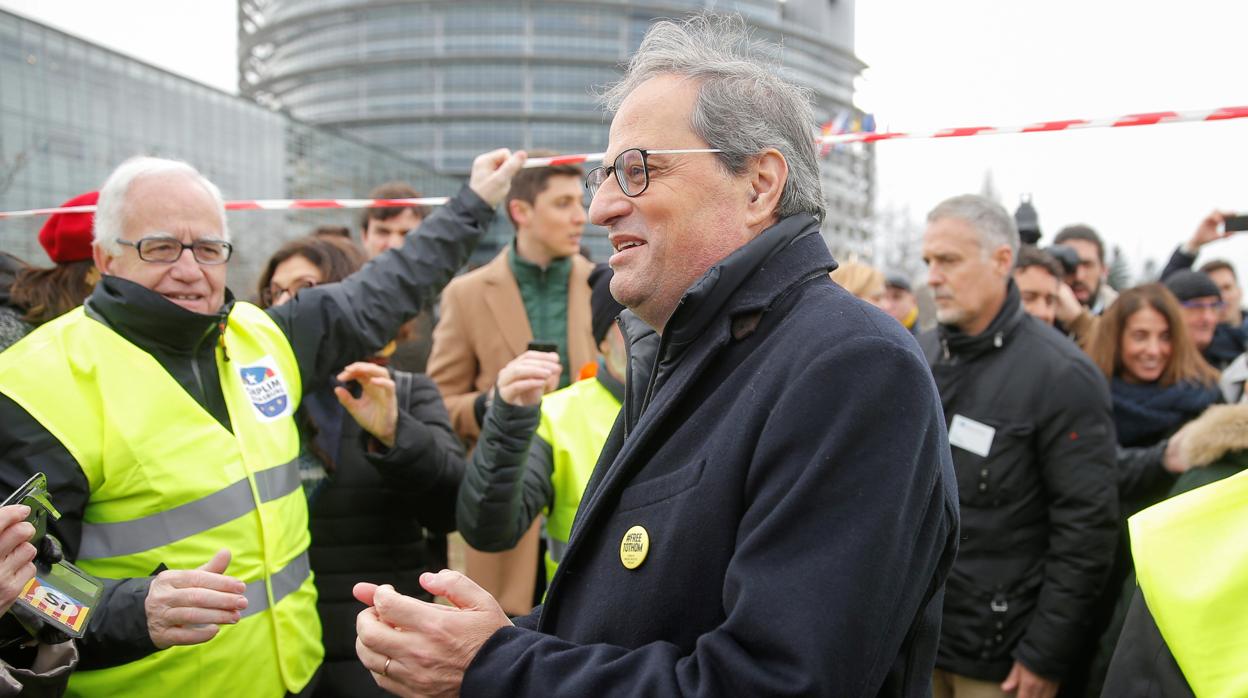 Quim Torra, a Sánchez: «Palabras como diálogo o desjudicialización se tienen que llenar»