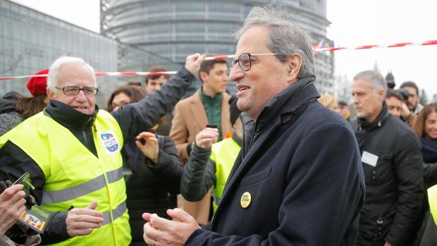 Quim Torra, a Sánchez: «Palabras como diálogo o desjudicialización se tienen que llenar»