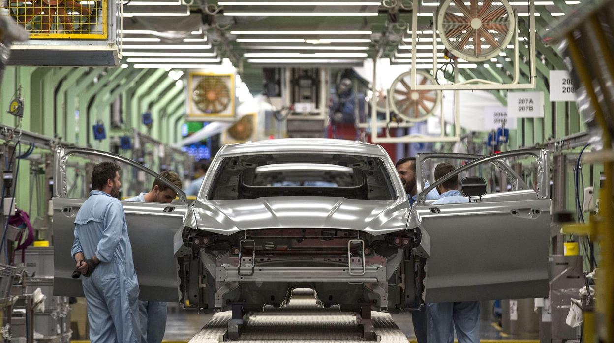 Imagen de archivo de la planta de Ford en Almussafes (Valencia)