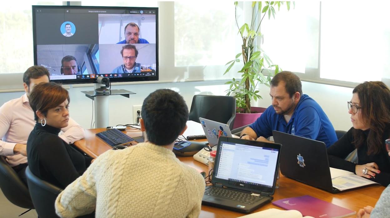 Imagen de un encuentro de trabajo celebrado en Encamina