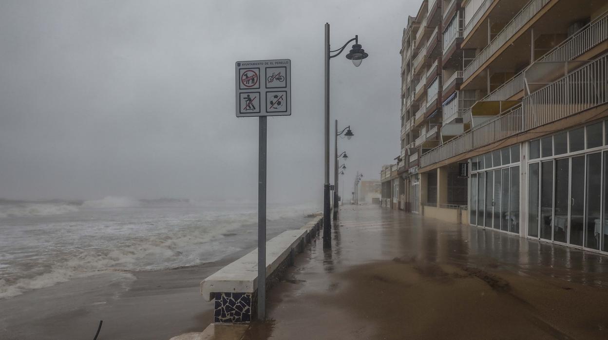Imagen tomada este lunes en la playa de El Saler