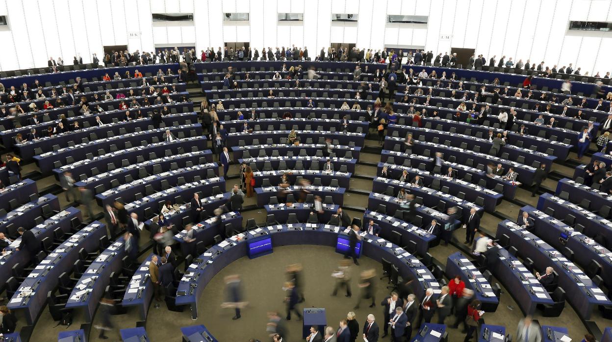 El Parlamento Europeo durante una votación