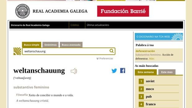 Weltanschauung: la palabra más sorprendente del gallego