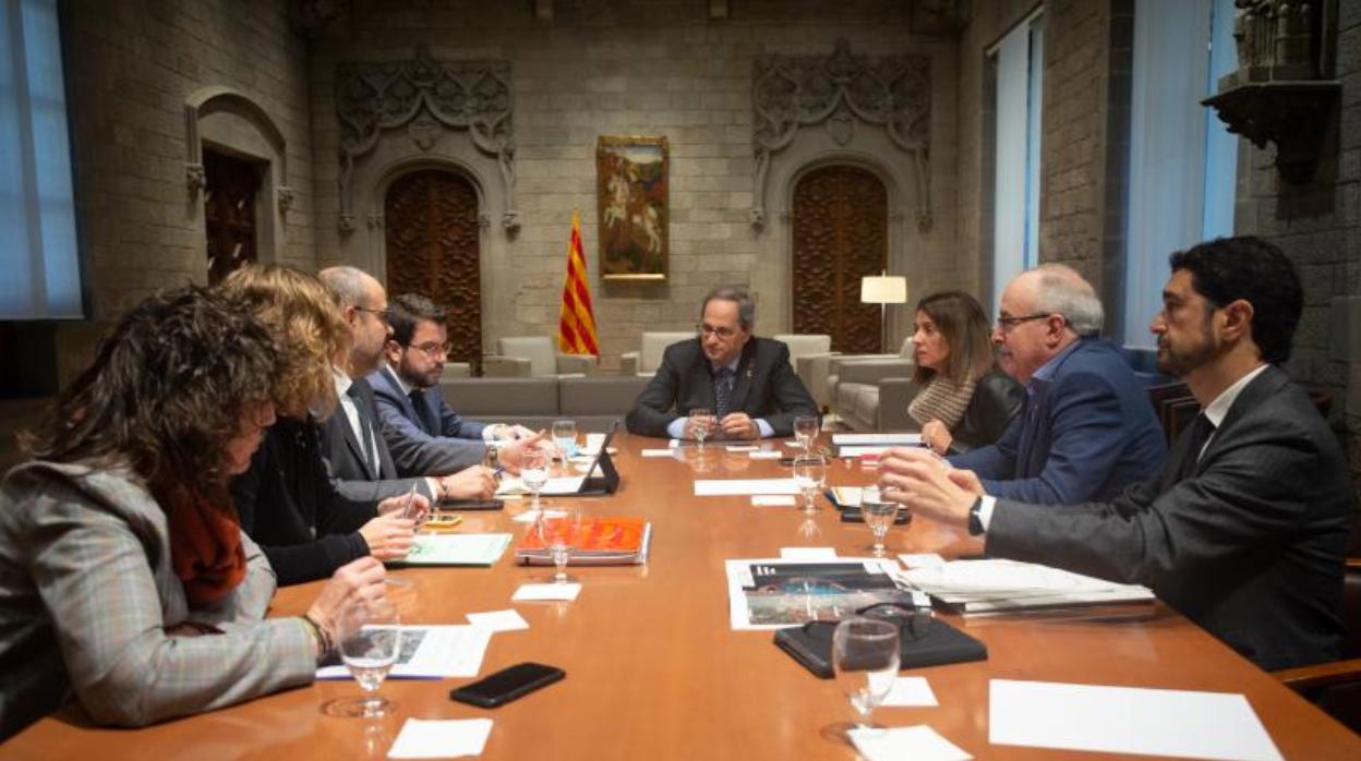 Reunión del Govern para evaluar los daños del temporal en Cataluña