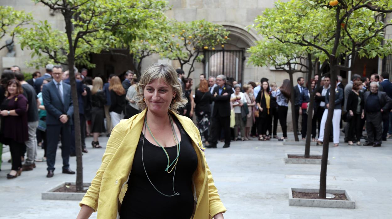 La consejera de Salud, Alba Vergés, en el Palau de la Generalitat