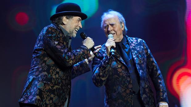 Serrat y Sabina, historias de amor y sueños de poetas en el Palau Sant Jordi