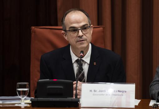 Jordi Turull, en el Parlament