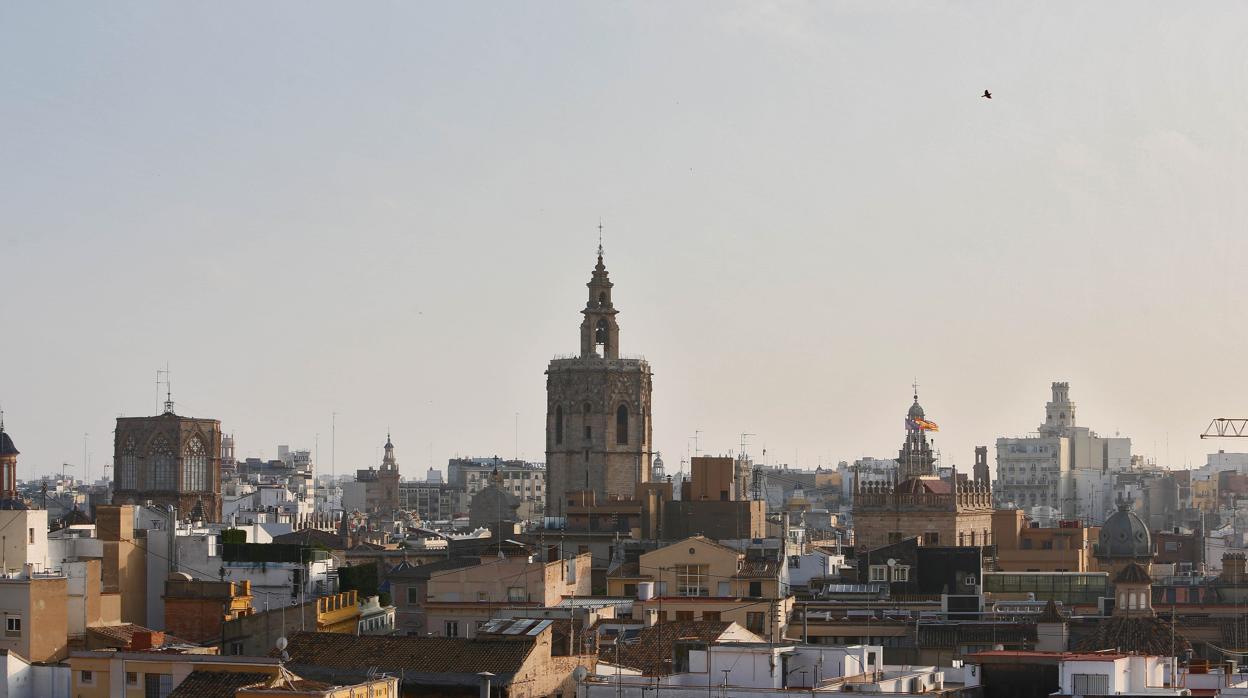 Imagen panorámica de la ciudad de Valencia