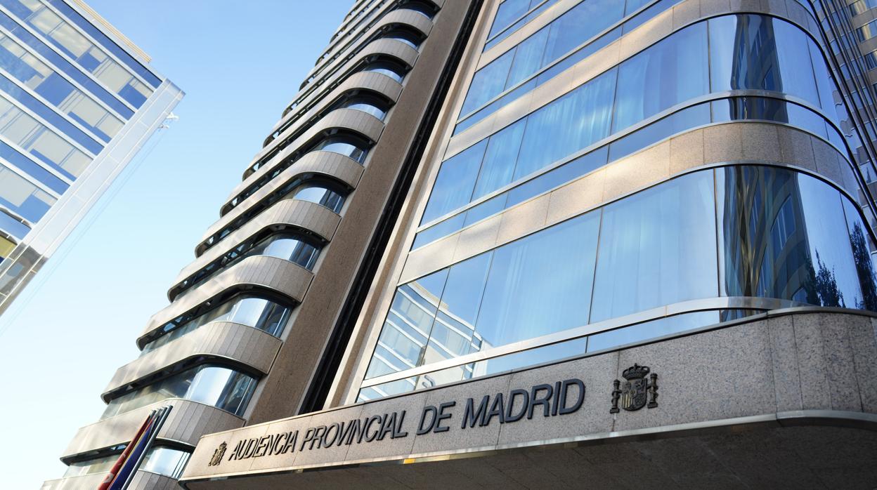 Exterior de la Audiencia Provincial de Madrid