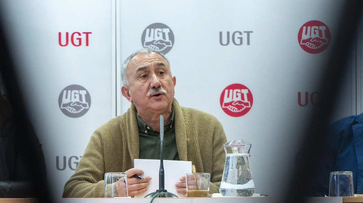 Pepe Álvarez, líder de UGT, en una imagen de archivo