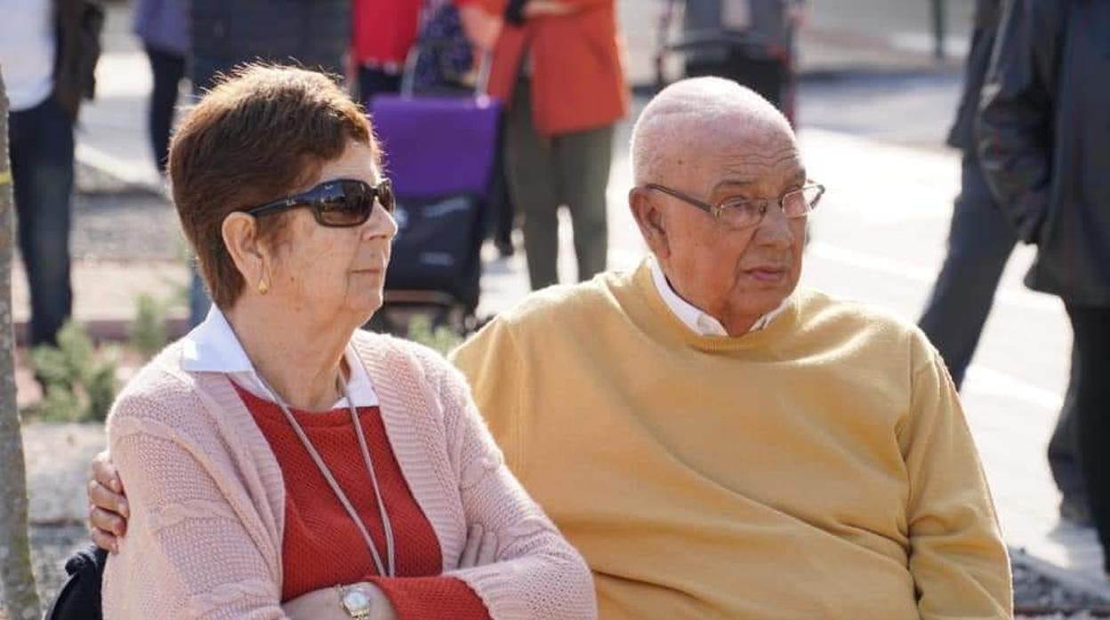 Juan Segovia durante el homenaje en el que se le dedicó el nombre de una plaza, en imagen difundida en sus redes sociales