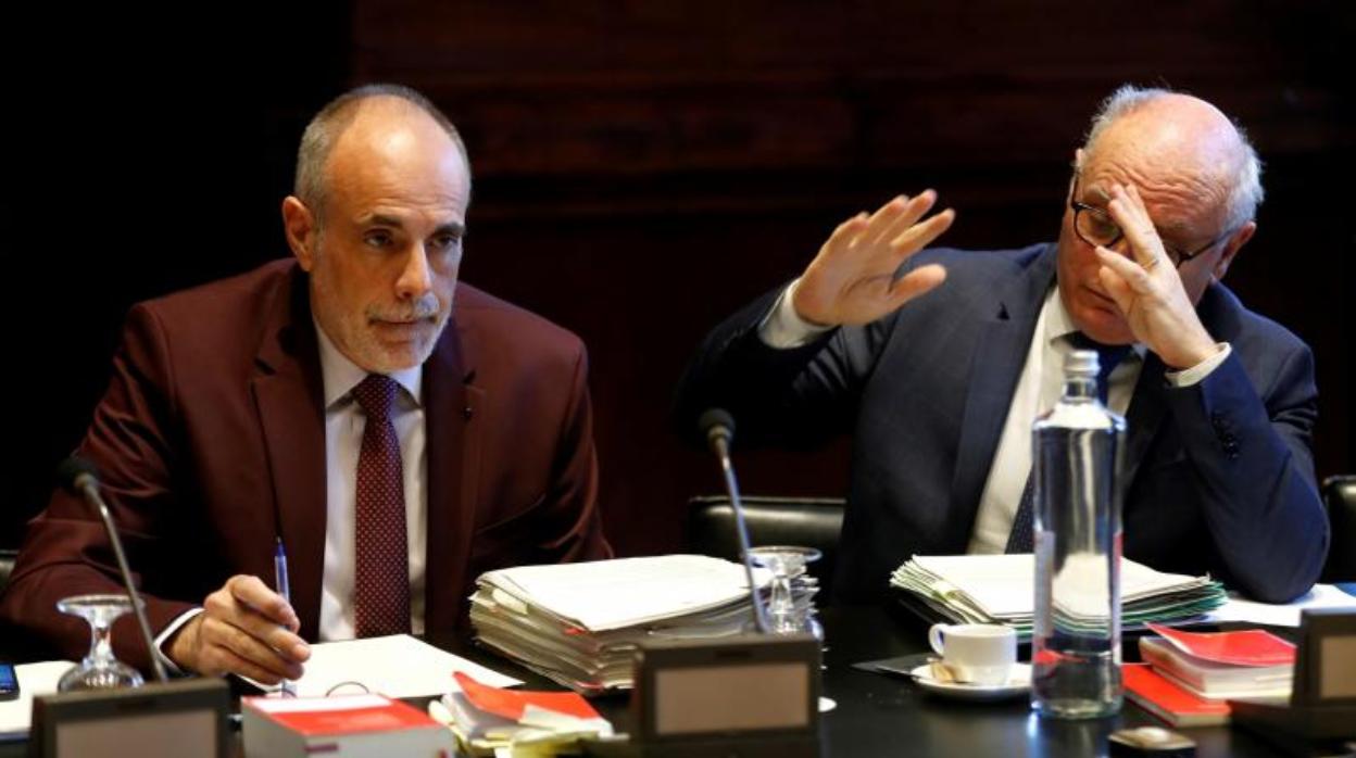 Los letrados del Parlament Joan Ridao y Xavier Muro