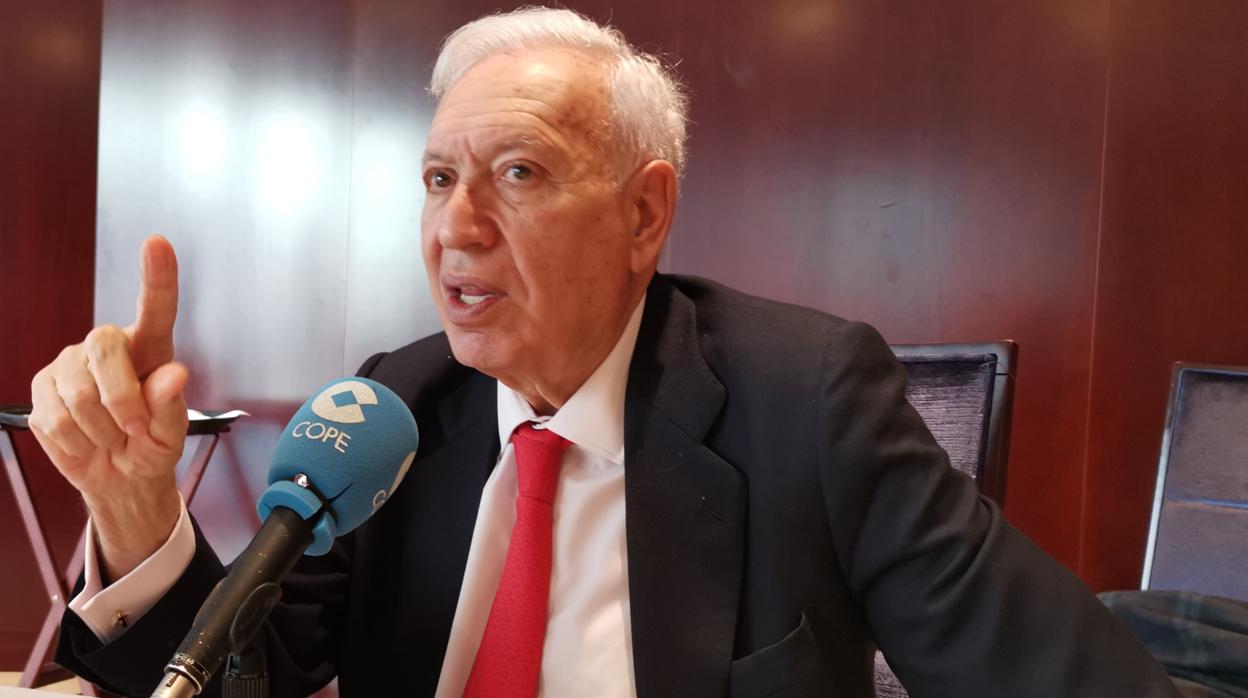 García Margallo, durante su participación en Converses de COPE Cataluña y Andorra