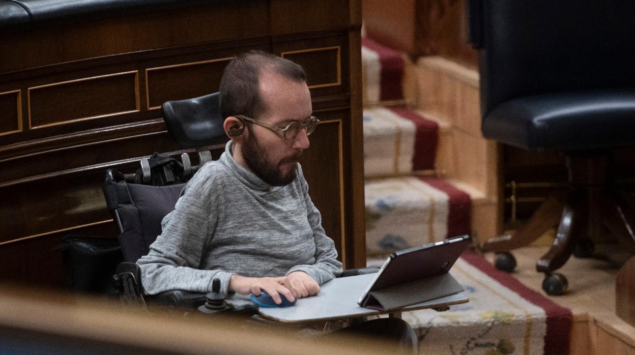 Pablo Echenique, en el Congreso