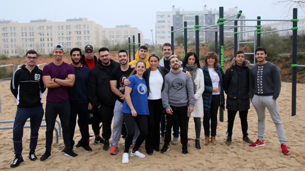 El Polígono cuenta ya con un espacio de street workout