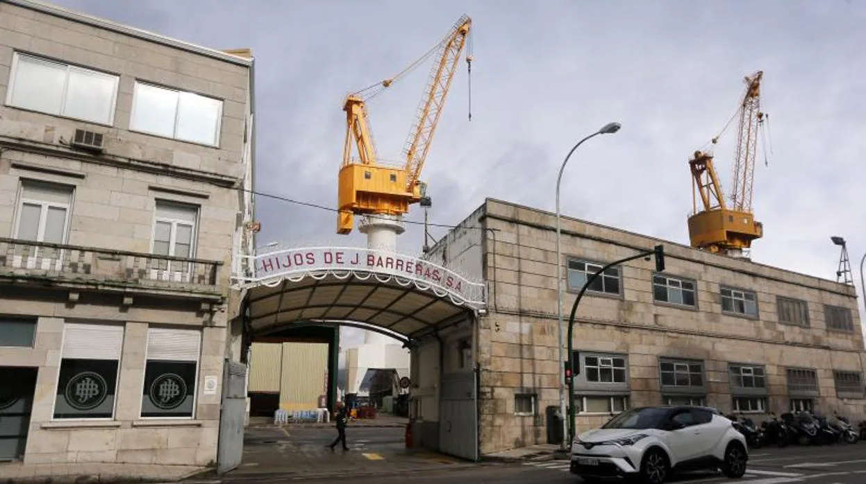 Instalaciones del astillero Barreras en Vigo
