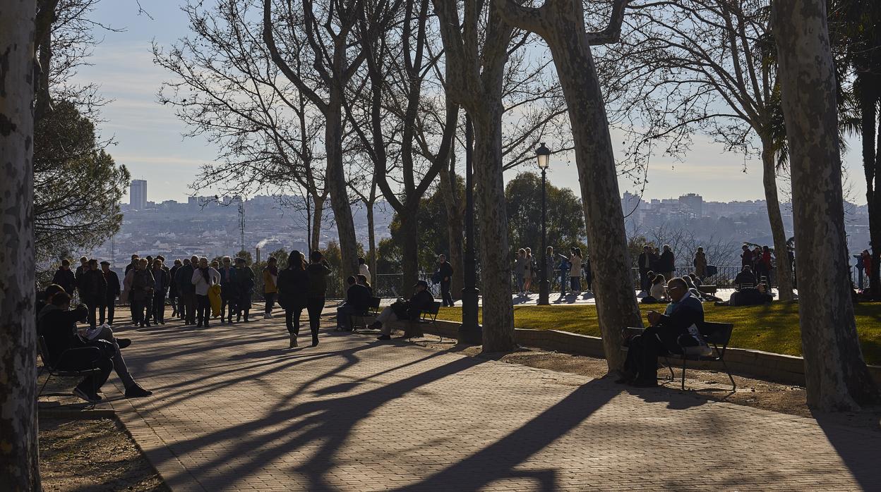 Los hechos tuvieron lugar en el parque donde está instalado el Templo de Debod