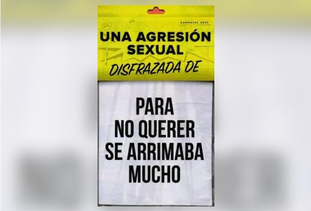 Cartel de la nueva campaña contra el machismo del Ayuntamiento de Zamora con motivo de las próximas fiestas de carnaval