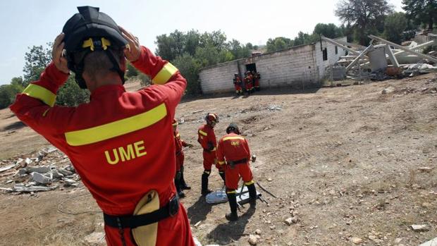 Herido de bala un soldado en un ejercicio de instrucción en Bétera