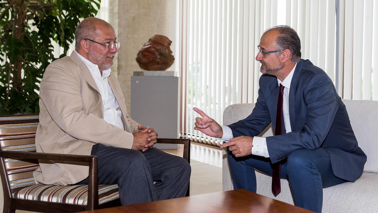 Francisco Igea y Luis Fuentes, en una imagen de archivo