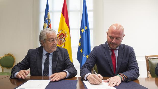 La Diputación de Valencia colaborará con la Fundación Bancaja en actividades de promoción social y cultural