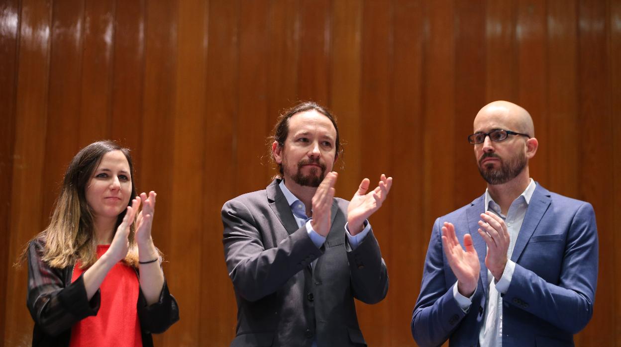 Pablo Iglesias, junto con Nacho Álvarez