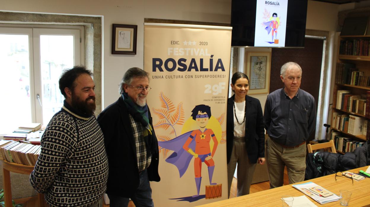 Presentación, este miércoles, del Festival Rosalía en un acto en Santiago