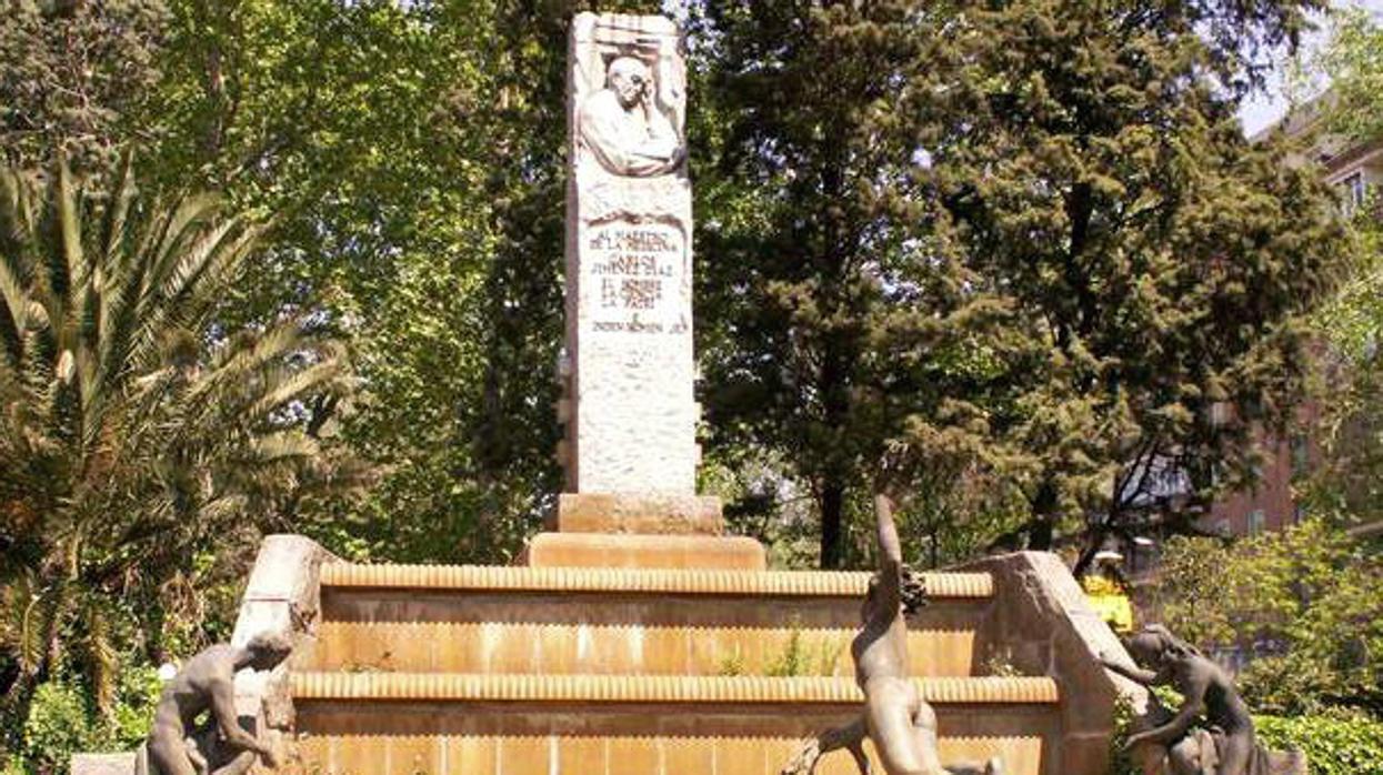 La fuente de la plaza de Cristo Rey