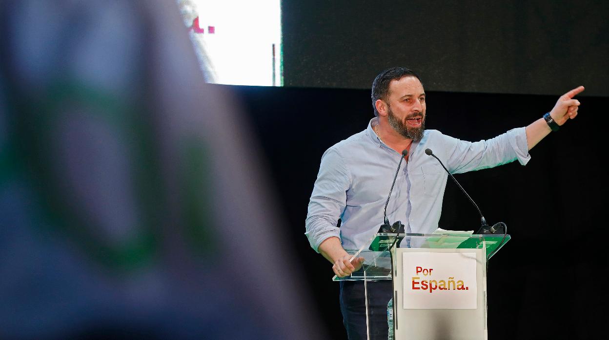 El presidente de Vox, Santiago Abascal