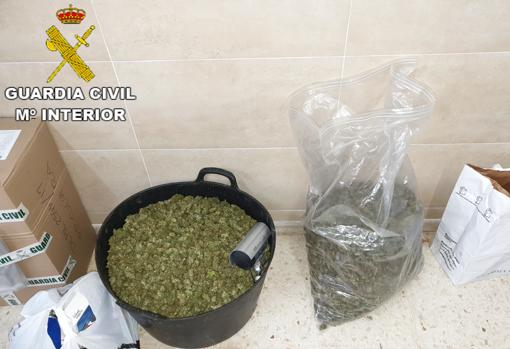 Droga intervenida por los investigadores