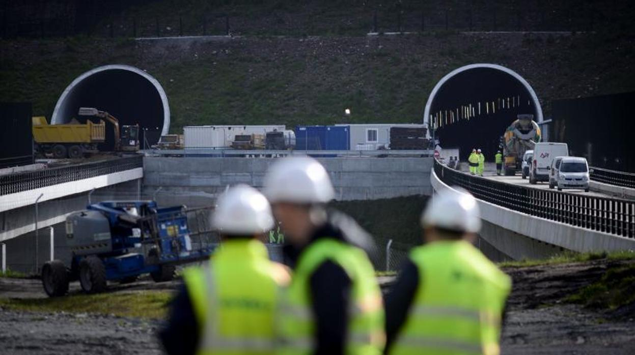 Obras de la alta velocidad ferroviaria en el tramo Pedralba-Orense