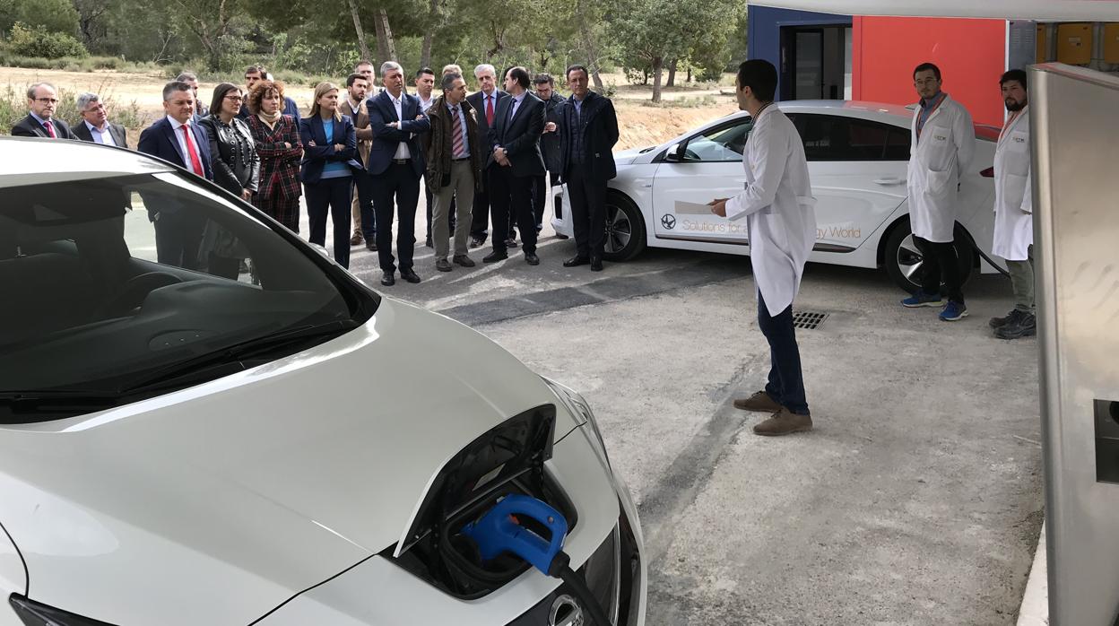 Imagen de la presentación del proeycto en la sede del ITE en Paterna (Valencia)