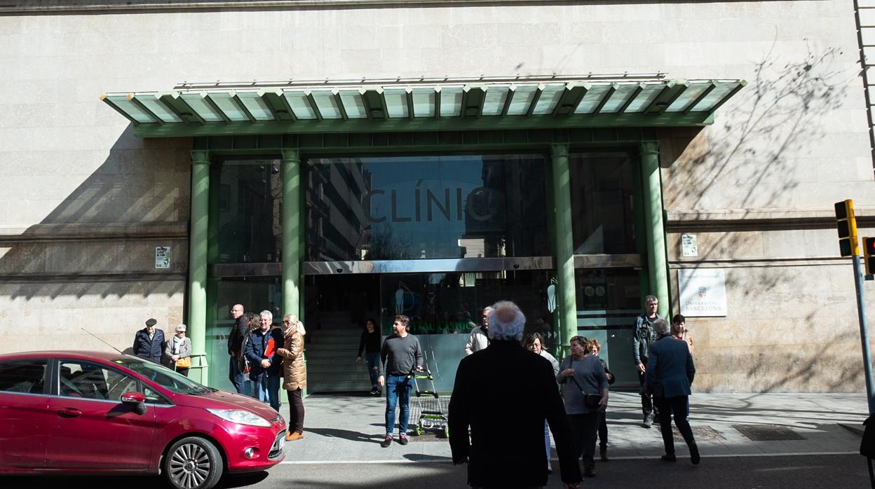 El hospital Cínico de Barcelona, centro de referencia para casos de coronavirus en la comunidad