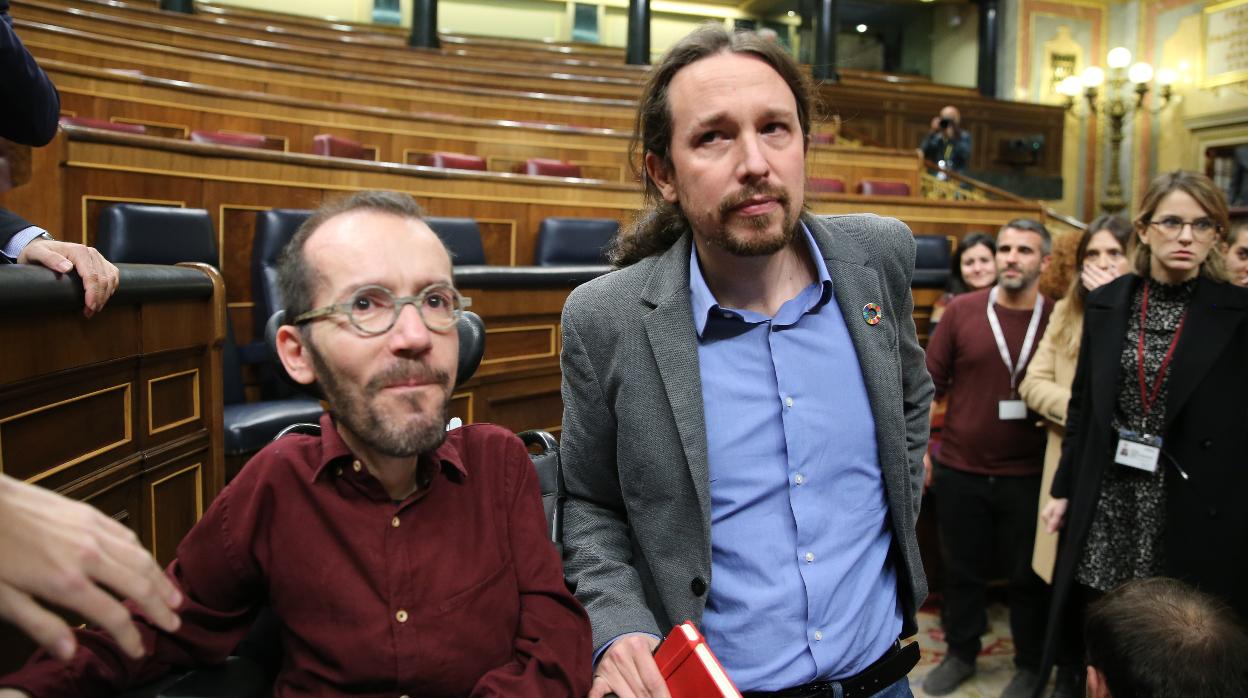 Pablo Echenique y Pablo Iglesias