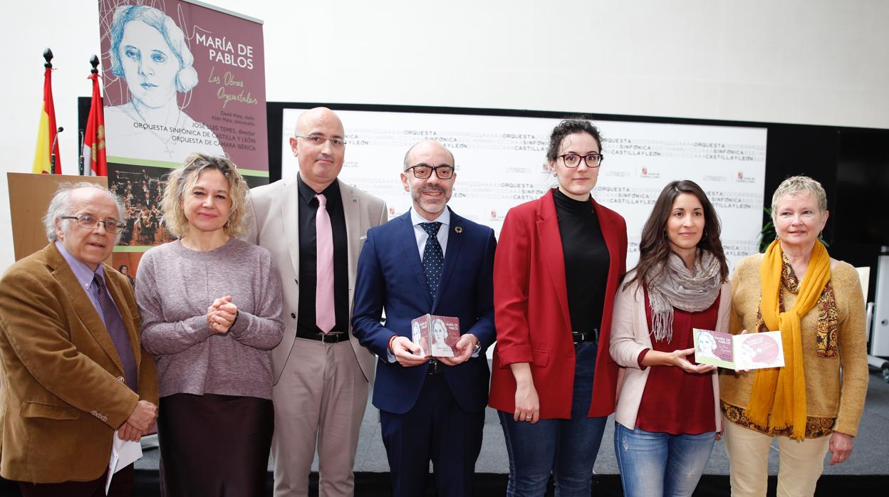 Acto de presentación celebrado ayer en el Centro Cultural Miguel Delibes, en Valladolid