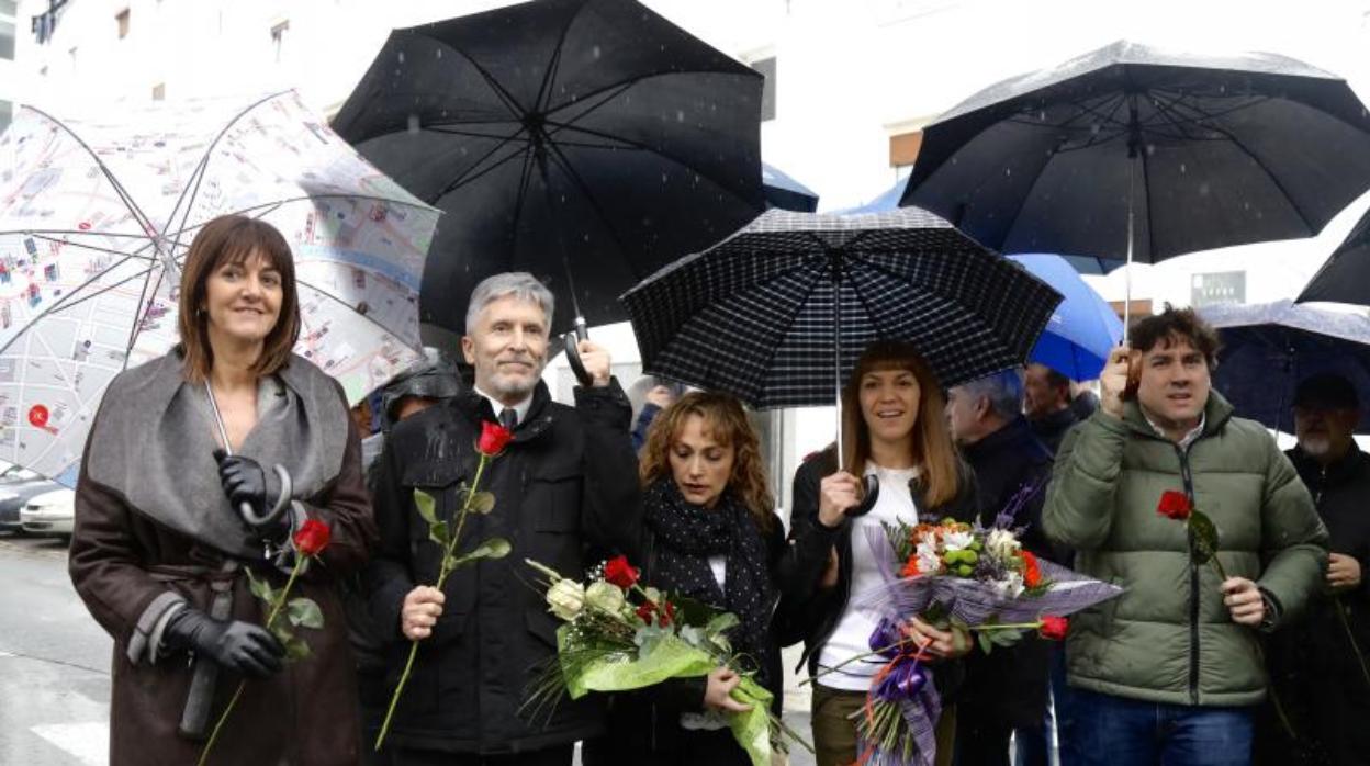 El ministro, en el reciente homenaje a Isaías Carrasco, asesinado hace doce años