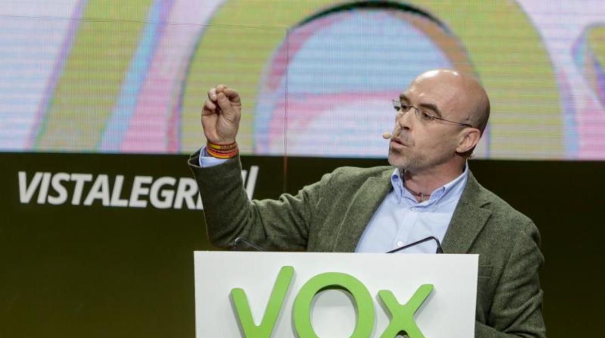 El portavoz de Vox, Jorge Buxadé