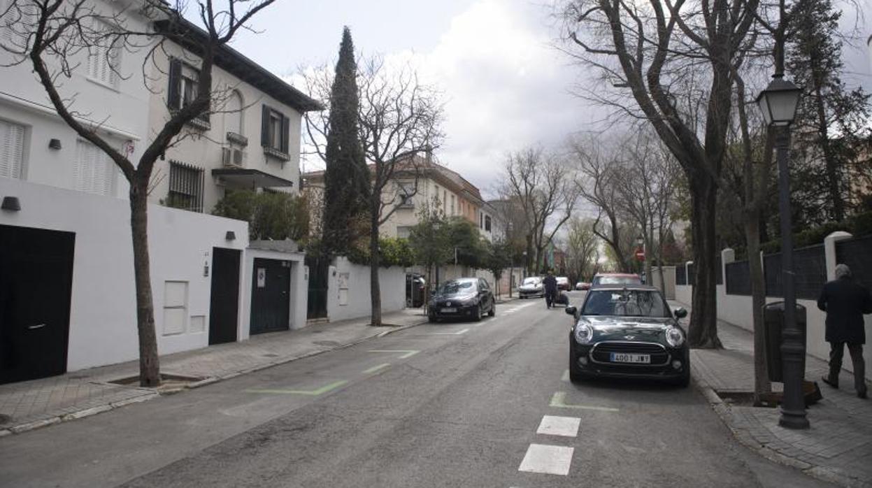 Una de las calles de la colonia de El Viso