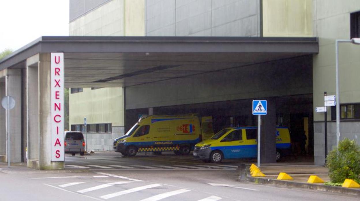 Entrada a Urgencias del hospital Álvaro Cunqueiro en Vigo