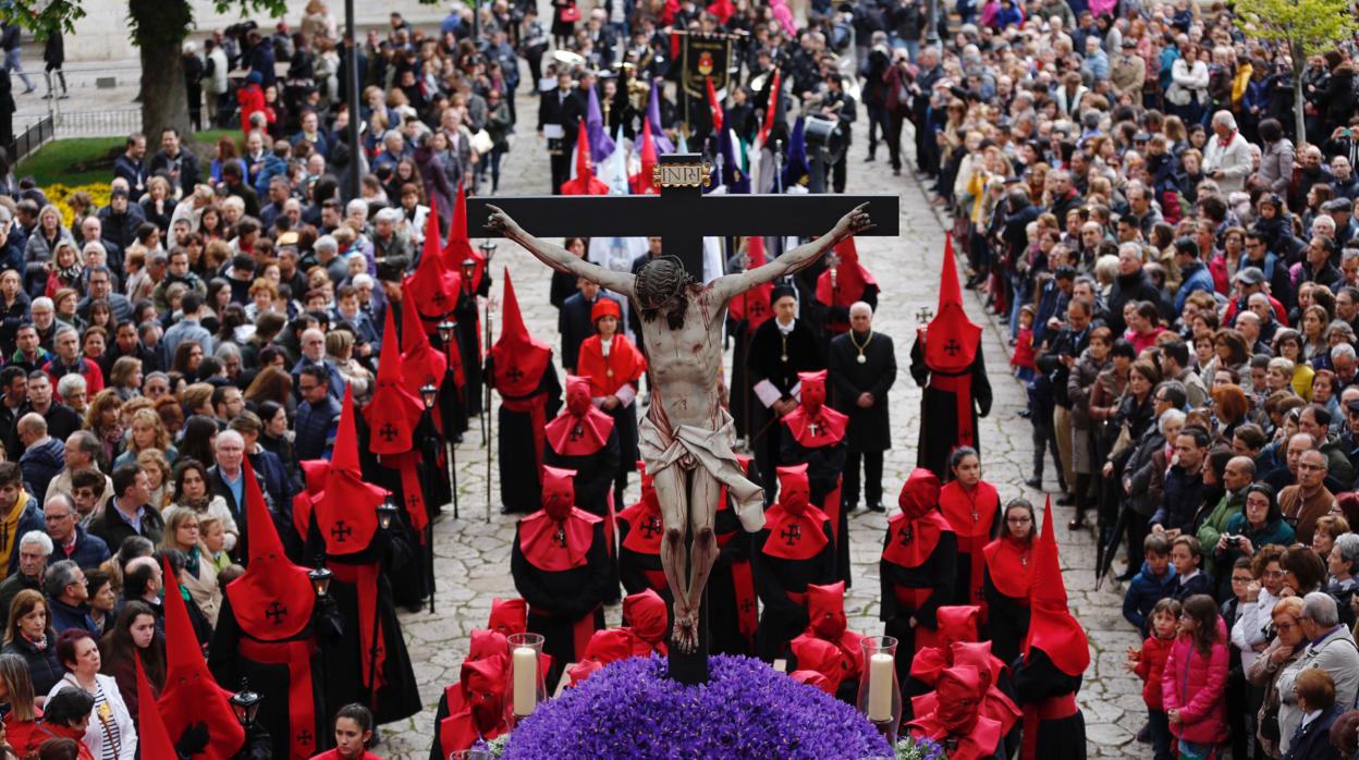 Procesión de la Semana Santa de Valladolid, en una imagen de archivo