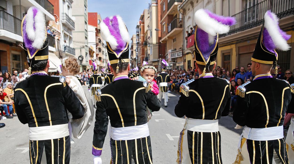 Imagen de archivo del Desfile de Resurrección de la Semana Santa Marinera de Valencia