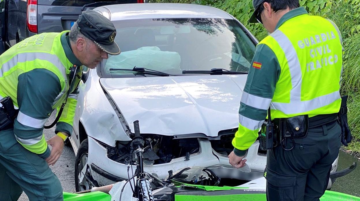 Imagen de archivo de un accidente