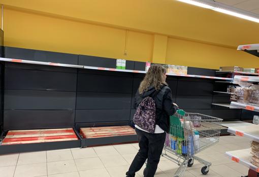 Imagen de un supermercado de Mercadona tomada la pasada semana