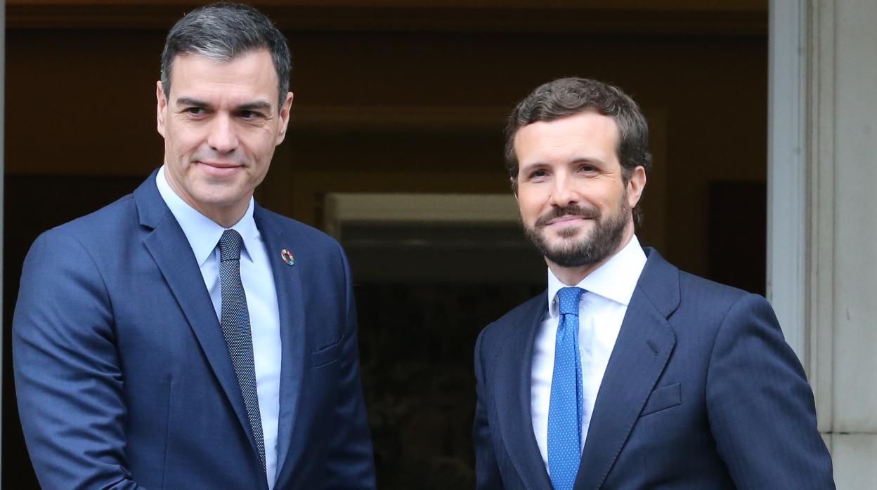 Pedro Sánchez y Pablo Casado, en una imagen de archivo